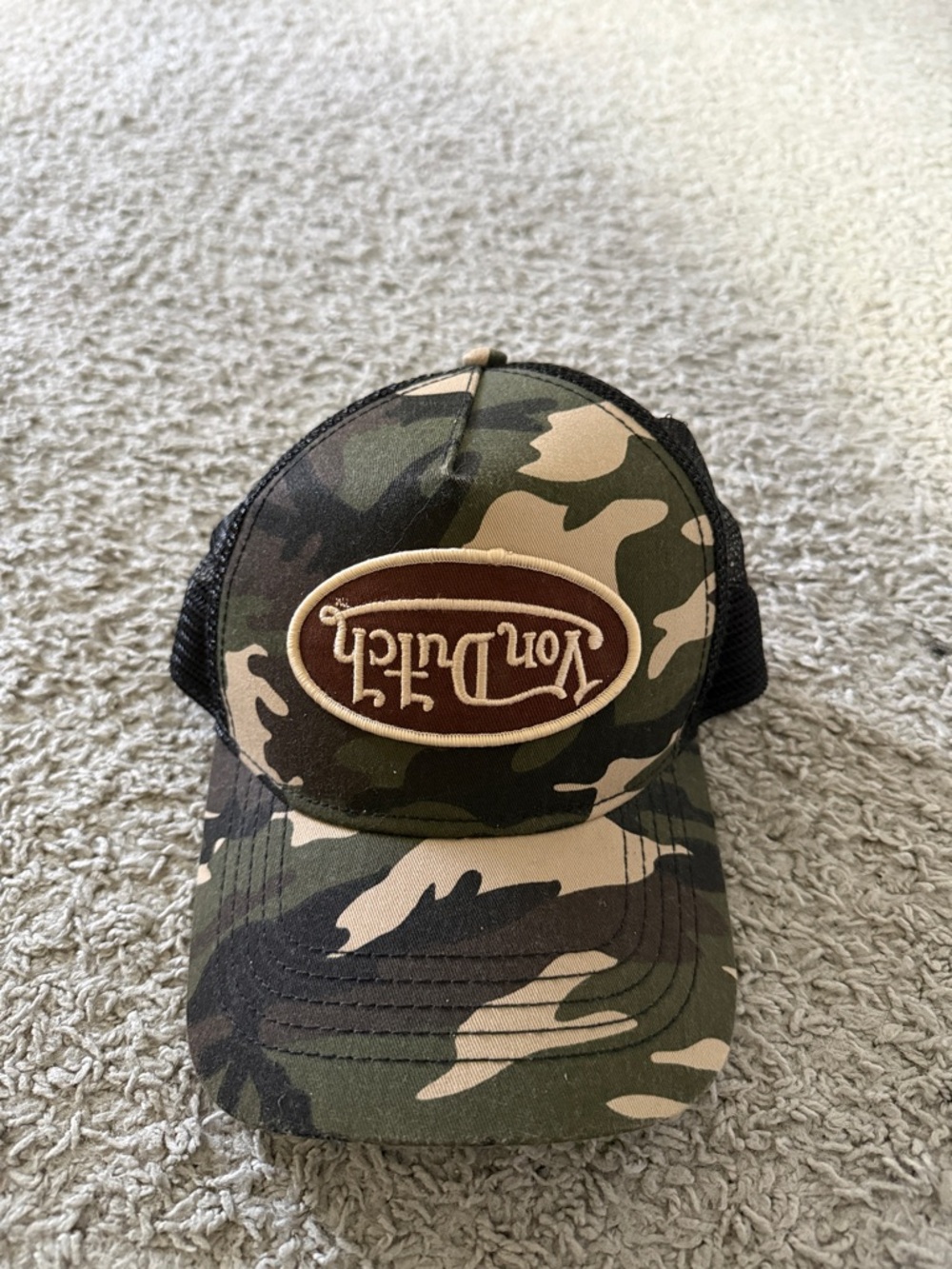 Von Dutch Camo Trucker Hat